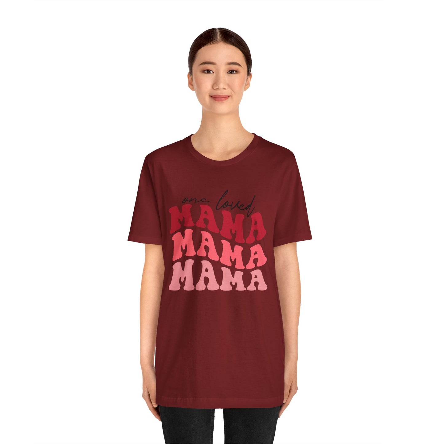 Valentine's Day Tshirt, One Loved Mama Holiday Shirt, V-Day Tee, Women's Mens Holiday TShirt Tee, Mama Valentine Shirt