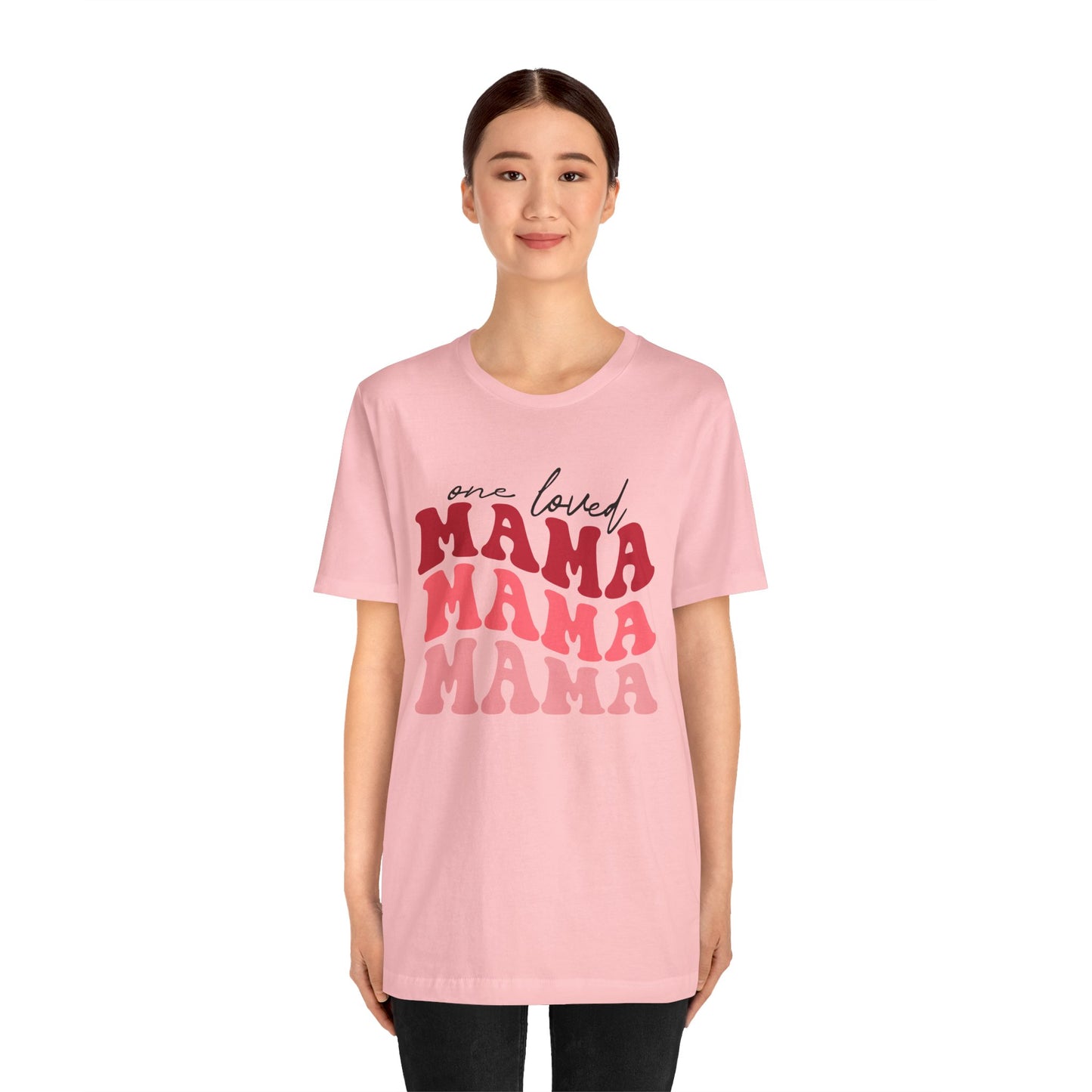 Valentine's Day Tshirt, One Loved Mama Holiday Shirt, V-Day Tee, Women's Mens Holiday TShirt Tee, Mama Valentine Shirt