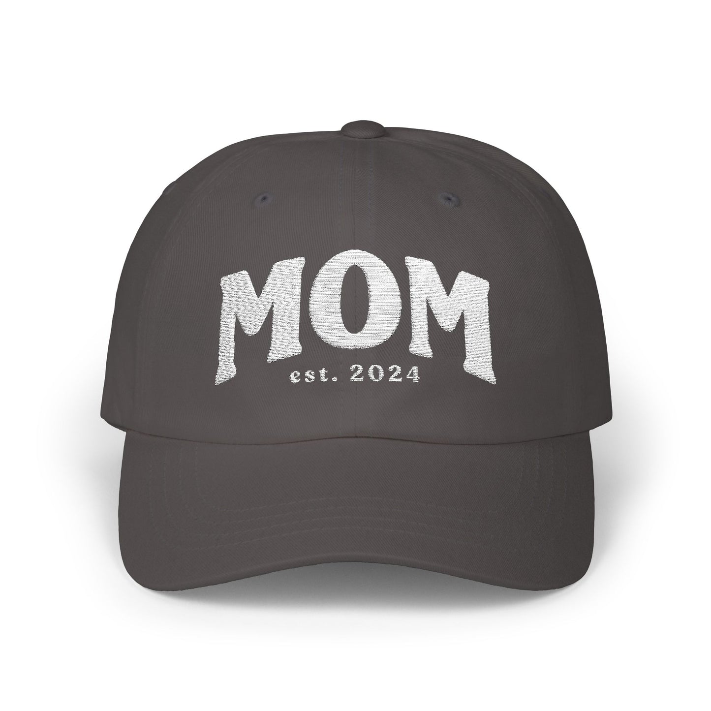 Mom Est. 2025 Classic Baseball Hat, Classic Dad Cap, Custom Gift Idea, Personalized Hat