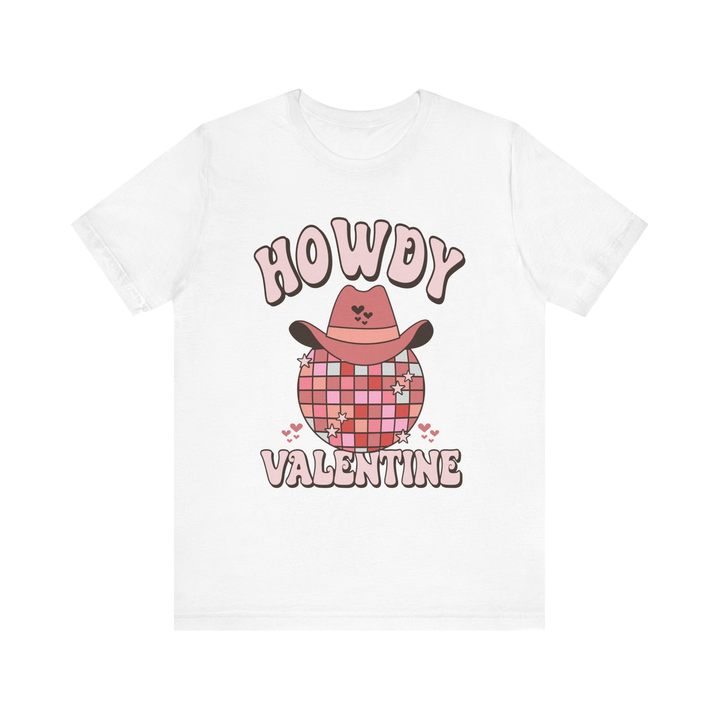 Valentine's Day T-shirt, Howdy Valentine Cowboy Cowgirl Holiday Shirt, Valentine Day Tee, Women's Men's Gender Neutral Holiday T-shirt Tee