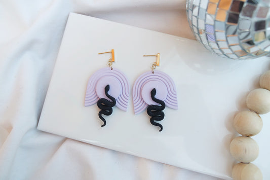 Lilac Arch Snake Dangle
