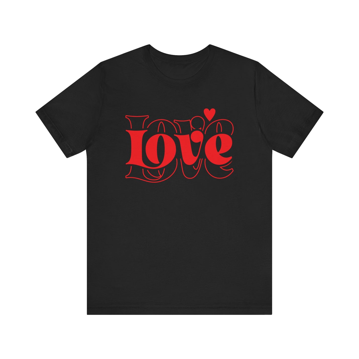 Valentine's Day T-shirt,  Love Heart Valentine's Holiday Shirt, Nurse Teacher Mama Dad Valentine Day Tee, Women's Men's Holiday T-shirt Tee