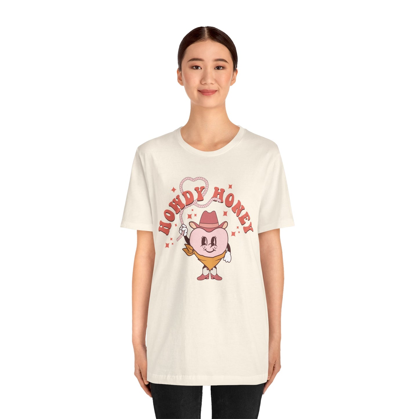 Valentine's Day T-shirt, Howdy Honey Cowboy Cowgirl Heart Holiday Shirt, Valentine Day Tee, Women's Men's Gender Neutral Holiday T-shirt Tee