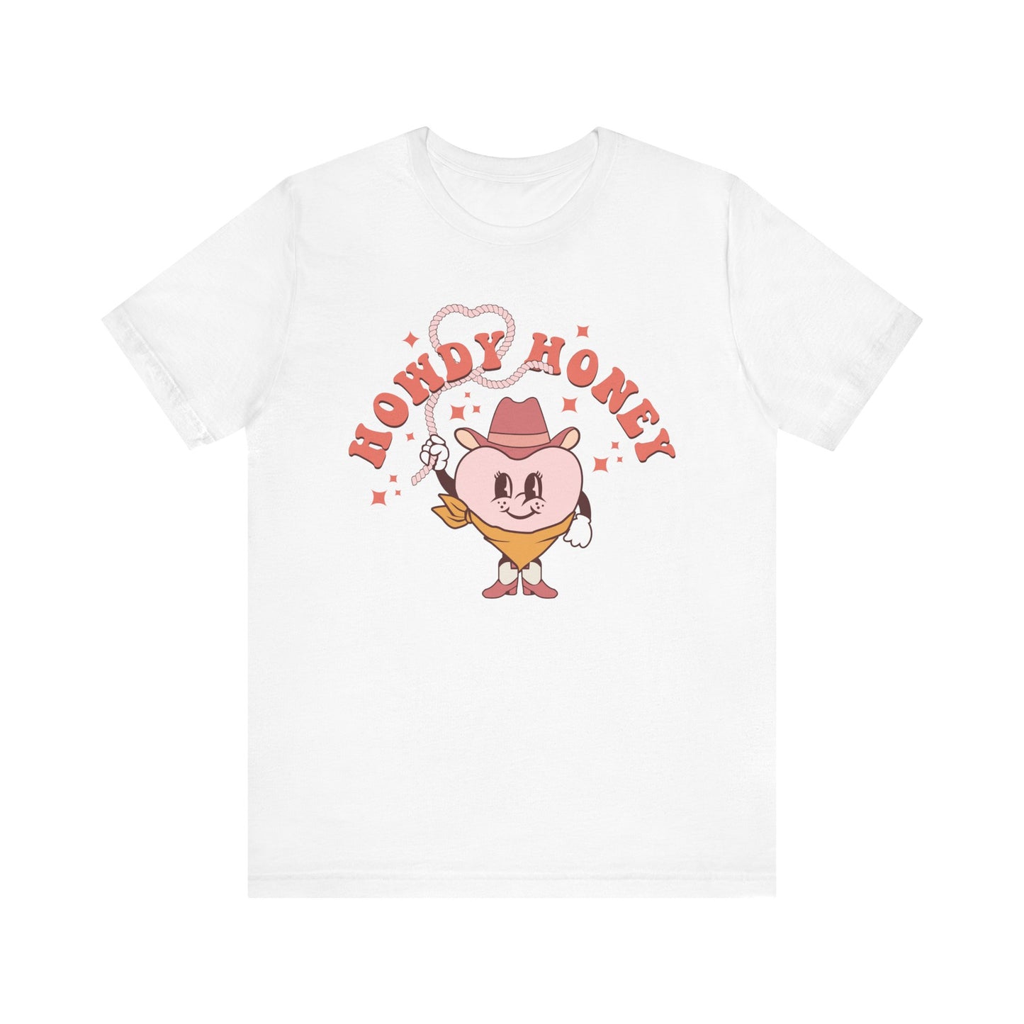 Valentine's Day T-shirt, Howdy Honey Cowboy Cowgirl Heart Holiday Shirt, Valentine Day Tee, Women's Men's Gender Neutral Holiday T-shirt Tee