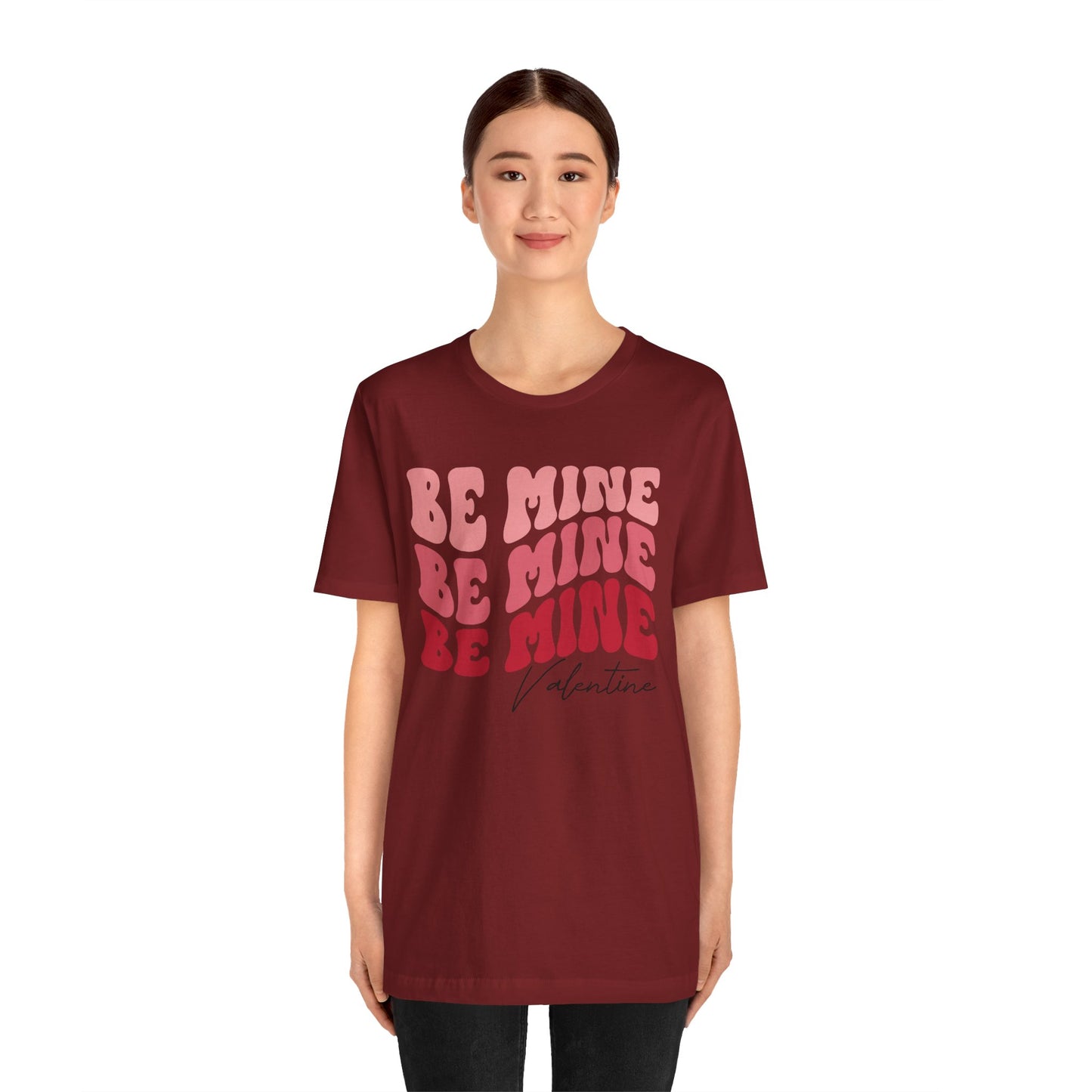 Valentine's Day Tshirt, Be Mine Valentine Holiday Shirt, V-Day Tee, Women's Mens Holiday TShirt Tee