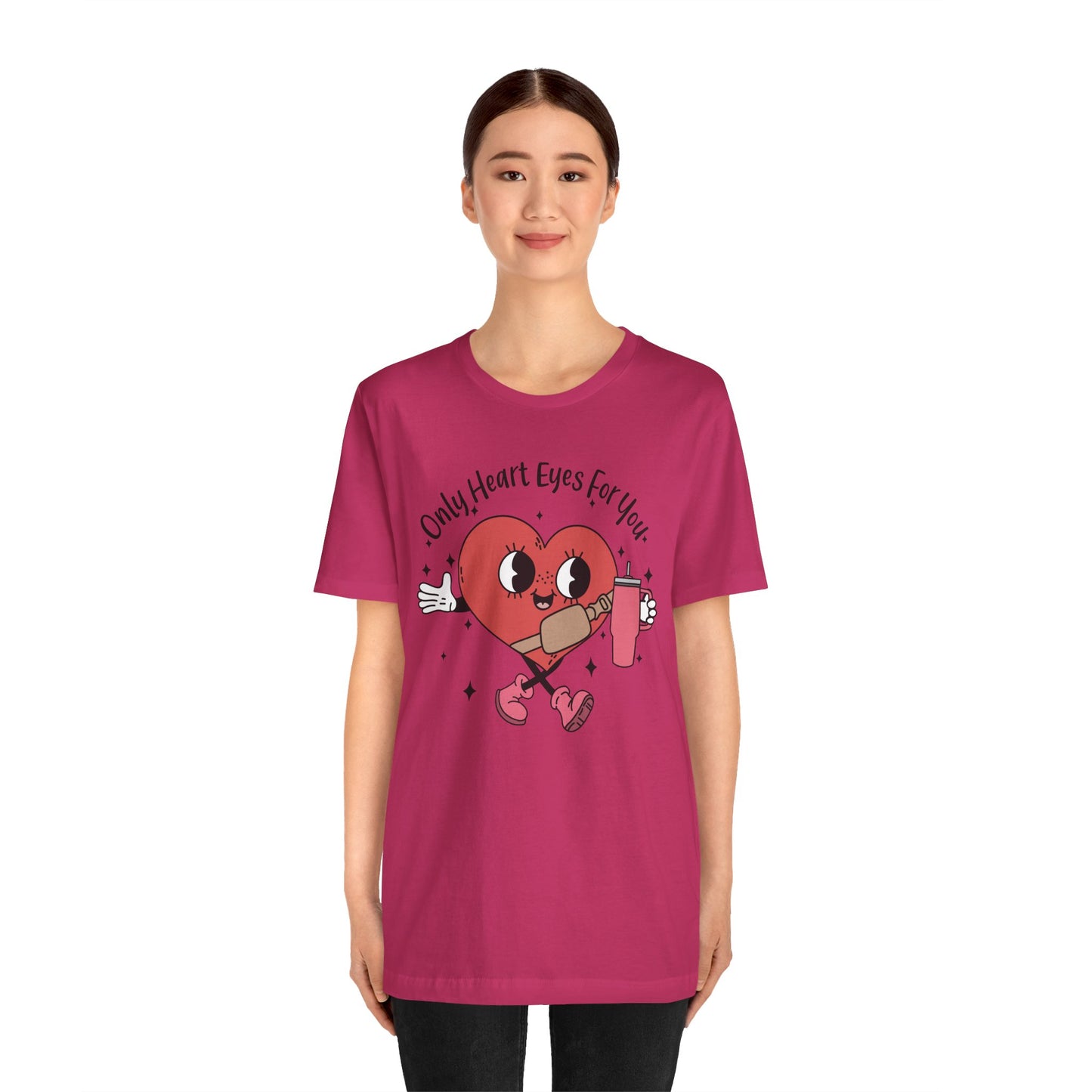 Valentine's Day T-shirt,  Only Heart Eyes For You Holiday Shirt, Valentine Day Tee Shirt, Women's Men's Gender Neutral Holiday T-shirt Tee