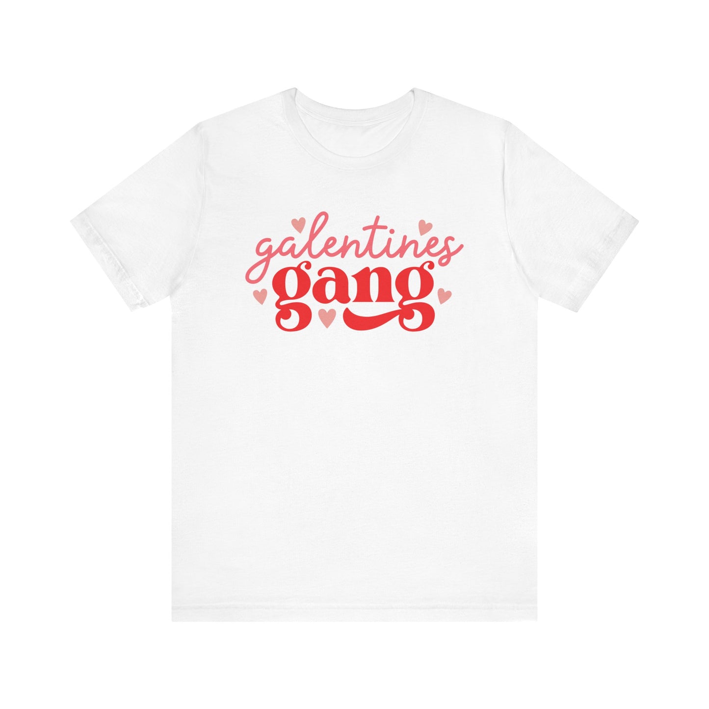 Valentine's Day T-shirt,  Galentine's Gang Holiday Shirt, Girlfriends Sisters Wives Teacher Valentine Day Tee, Women's Holiday T-shirt Tee