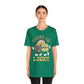 St Patricks Day Happy Go Lucky Pot of Gold Shamrock Rockin' Cotton Tshirt, Everybody Adult Sizes Shamrock St Patricks Day Tee Shirt Tshirt