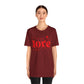 Valentine's Day T-shirt,  Love Heart Valentine's Holiday Shirt, Nurse Teacher Mama Dad Valentine Day Tee, Women's Men's Holiday T-shirt Tee