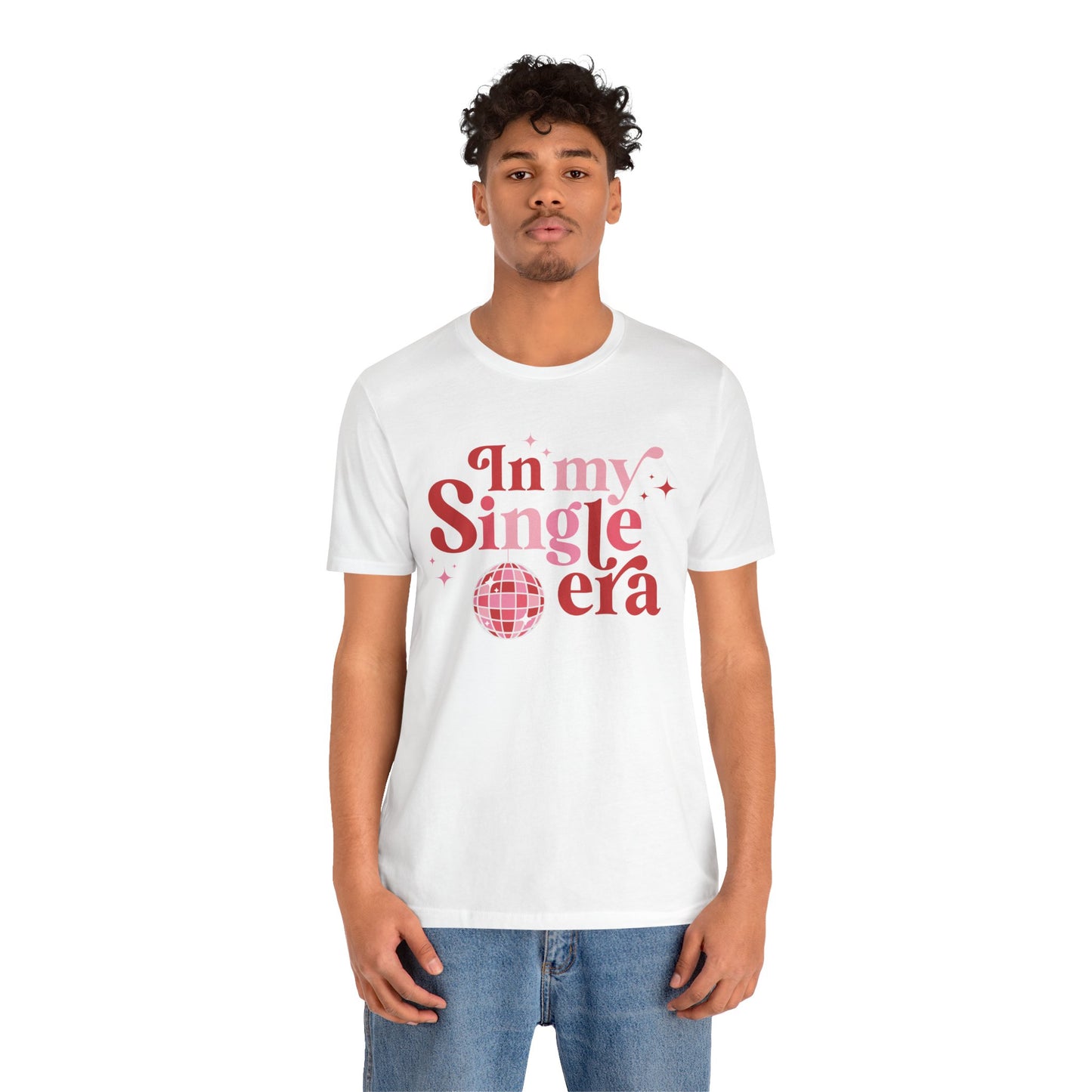 Valentine's Day T-shirt,  In My Single Era Holiday Shirt, Single Era Valentine Day Tee, Women's Men's Single Era Holiday T-shirt Tee