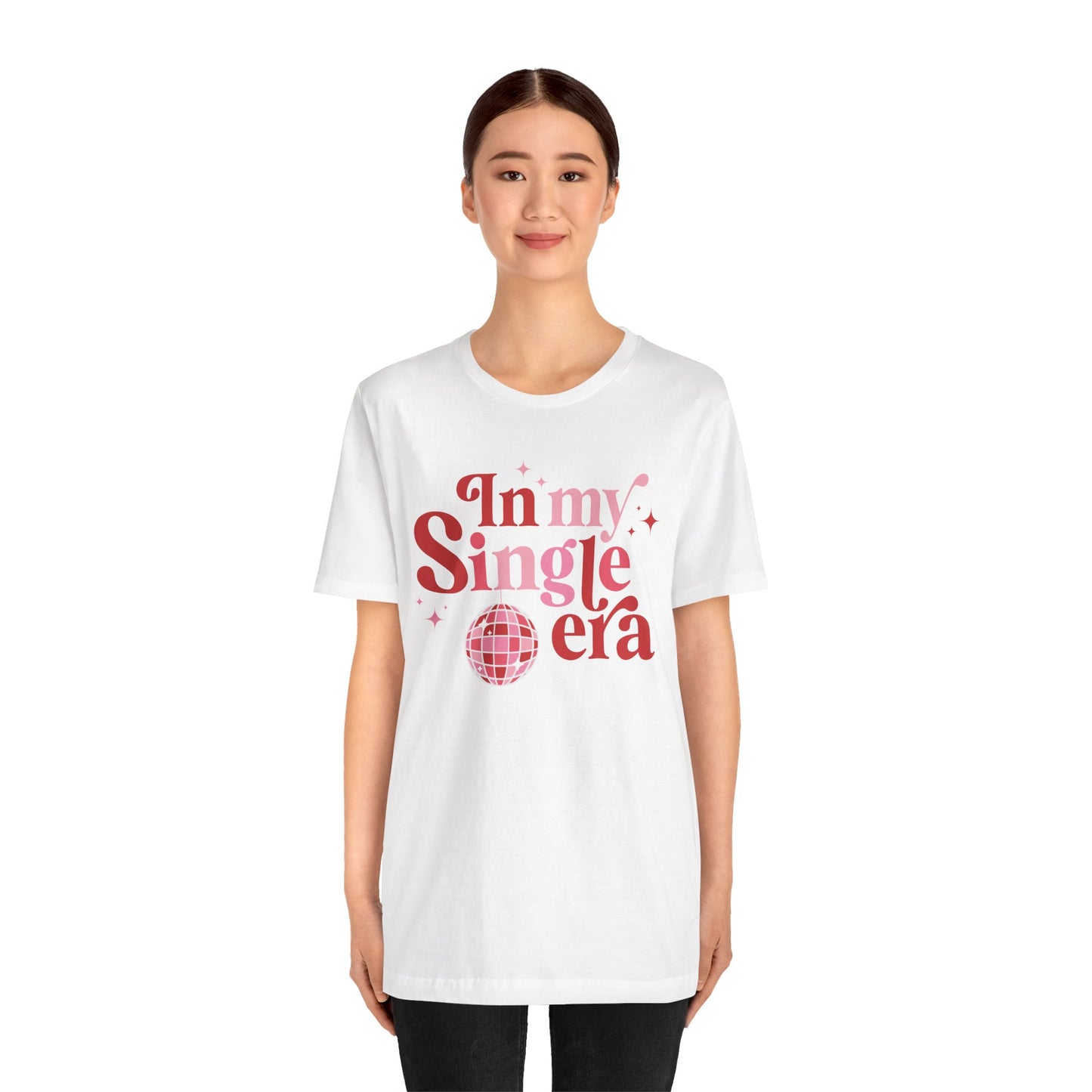 Valentine's Day T-shirt,  In My Single Era Holiday Shirt, Single Era Valentine Day Tee, Women's Men's Single Era Holiday T-shirt Tee