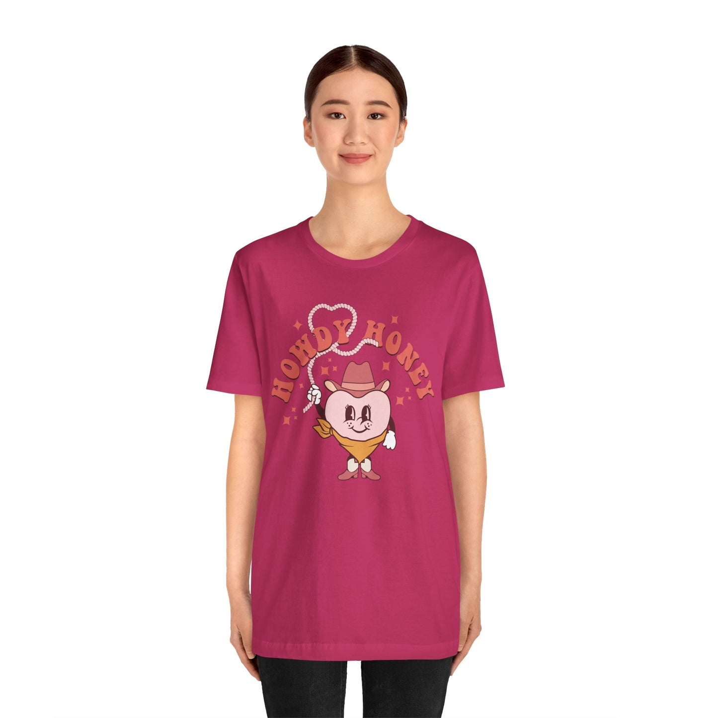 Valentine's Day T-shirt, Howdy Honey Cowboy Cowgirl Heart Holiday Shirt, Valentine Day Tee, Women's Men's Gender Neutral Holiday T-shirt Tee