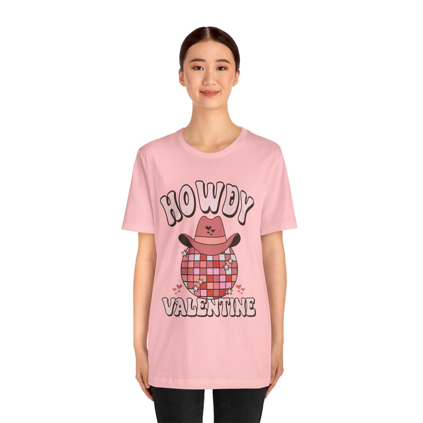 Valentine's Day T-shirt, Howdy Valentine Cowboy Cowgirl Holiday Shirt, Valentine Day Tee, Women's Men's Gender Neutral Holiday T-shirt Tee