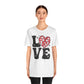 Valentine's Day T-shirt,  Love Disco Ball Holiday Shirt, Love Disco Heart Valentine Day Tee, Women's Men's Valentine's Holiday T-shirt Tee