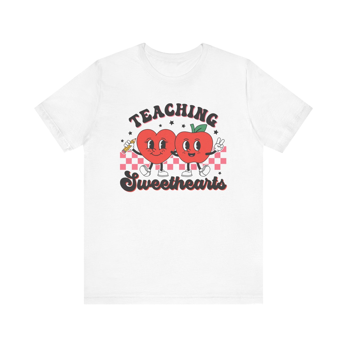 Valentine's Day T-shirt, Teaching Sweethearts Holiday Shirt, Teacher Professor Educator Valentine Day Tee, Women's Men's Holiday T-shirt Tee