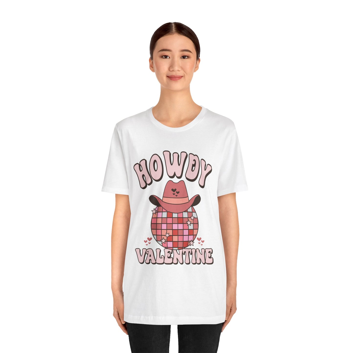 Valentine's Day T-shirt, Howdy Valentine Cowboy Cowgirl Holiday Shirt, Valentine Day Tee, Women's Men's Gender Neutral Holiday T-shirt Tee