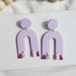 Lilac Daisy Arch Dangle
