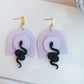 Lilac Arch Snake Dangle