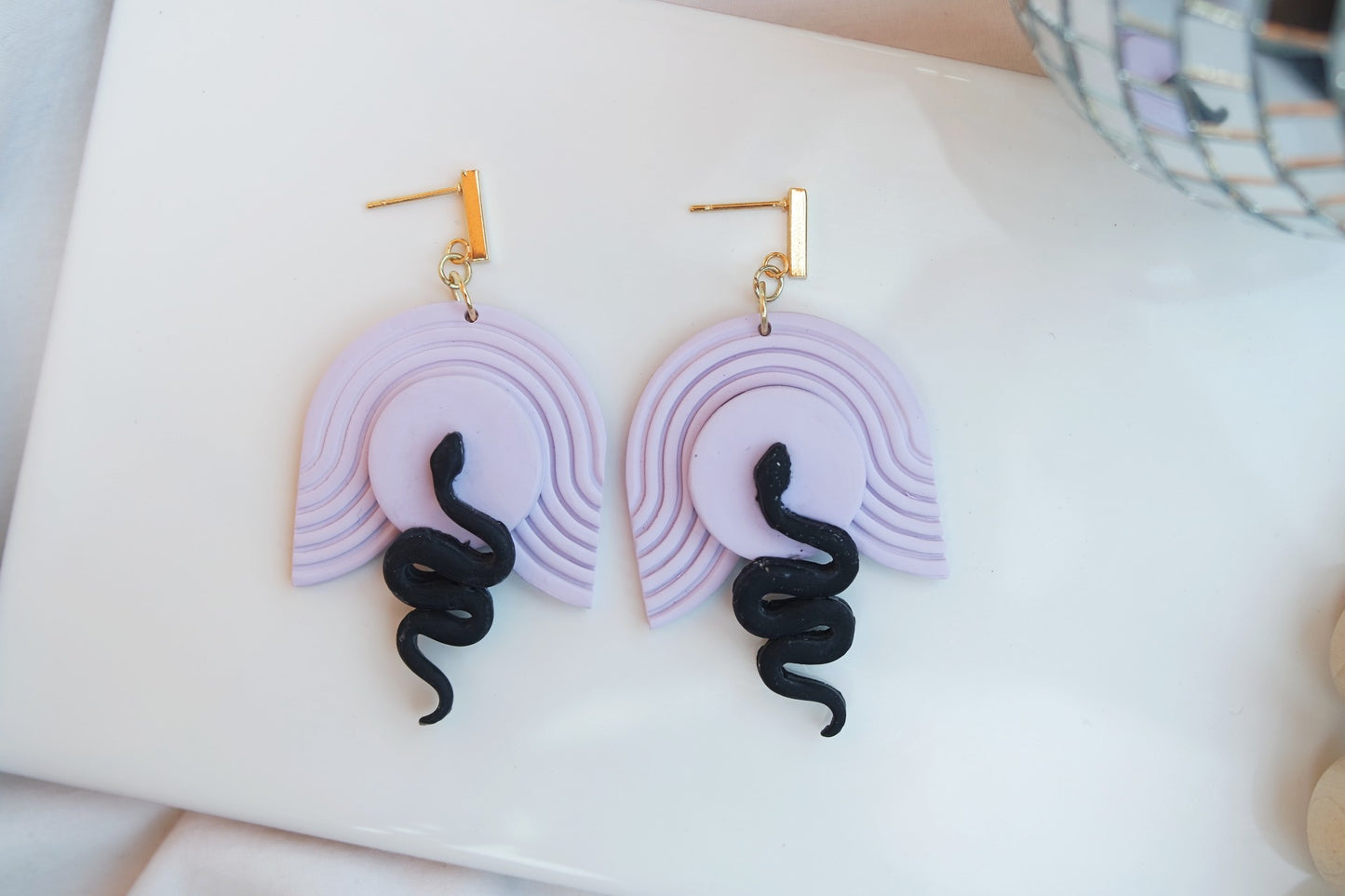 Lilac Arch Snake Dangle