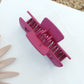 Rectangle Cut-Out Matte Hair Clip