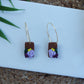 Light Purple Flower Hoops