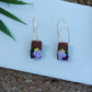 Light Purple Flower Hoops