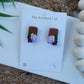 Light Purple Flower Studs