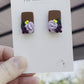 Light Purple Flower Studs